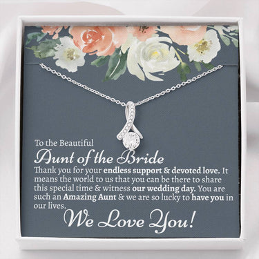 Aunt of the Bride Alluring Beauty Necklace - Love You This Much